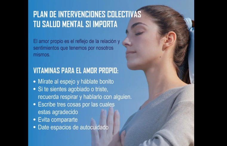 Gachancipá impulsa el bienestar mental y el autocuidado con el Plan de Intervenciones Colectivas
