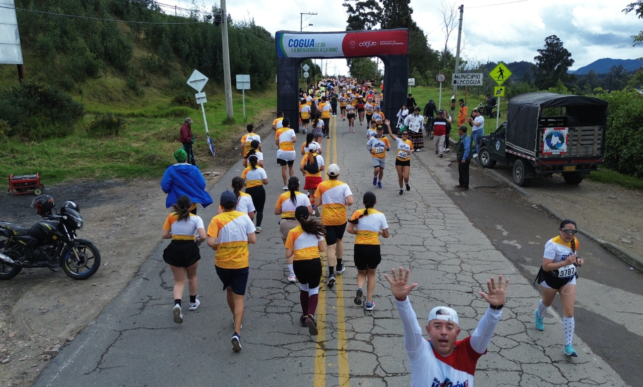 Cundinamarca celebra con éxito su primera Media Maratón de talla mundial