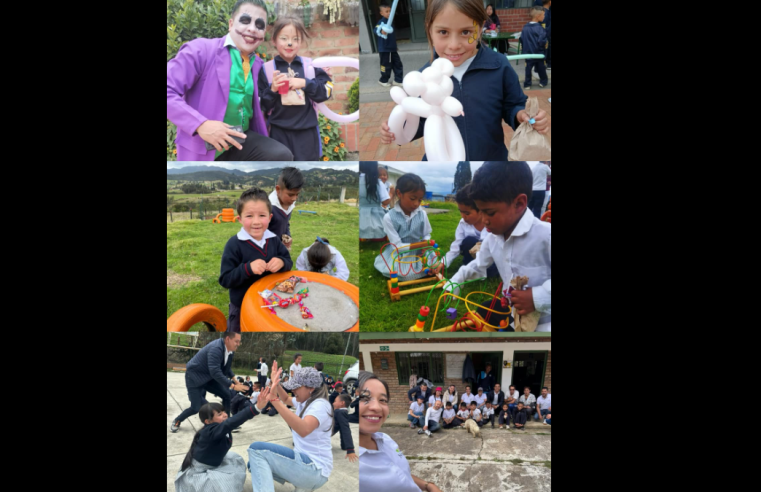 Niños de Nemocón Celebran el Día Dulce con Actividades Recreativas y Conciencia en Seguridad