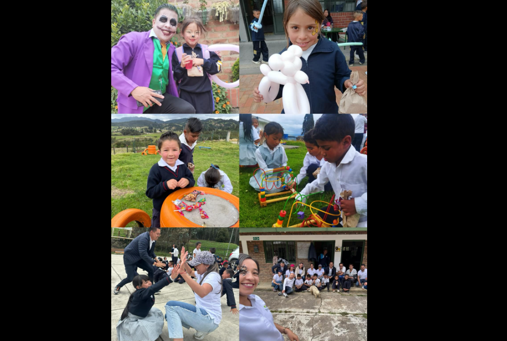 Niños de Nemocón Celebran el Día Dulce con Actividades Recreativas y Conciencia en Seguridad