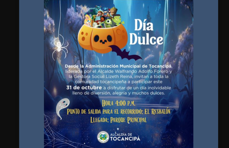 Celebración del Día Dulce en el Parque Principal de Tocancipá: Una Fiesta para Toda la Familia