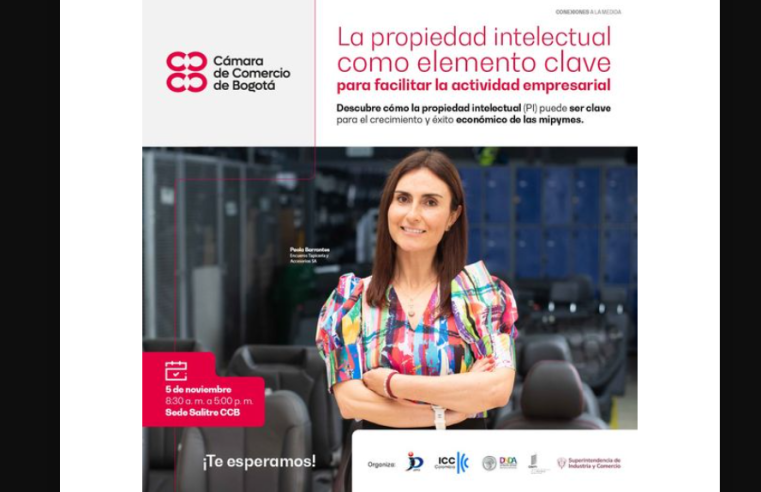 La CCB Invita a Empresarios a Taller sobre Propiedad Intelectual como Clave para el Éxito Empresarial