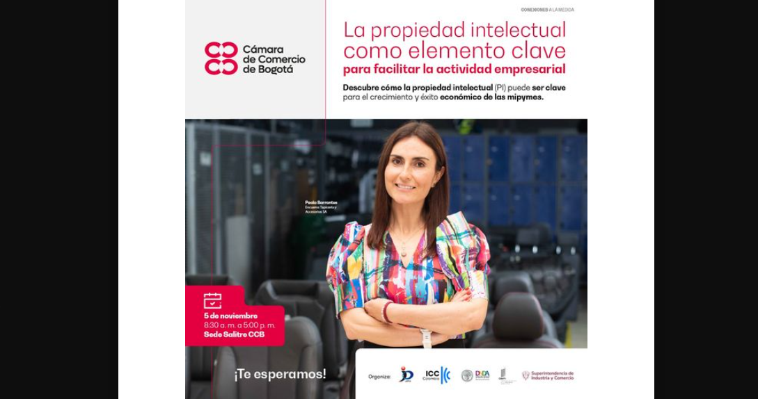 La CCB Invita a Empresarios a Taller sobre Propiedad Intelectual como Clave para el Éxito Empresarial