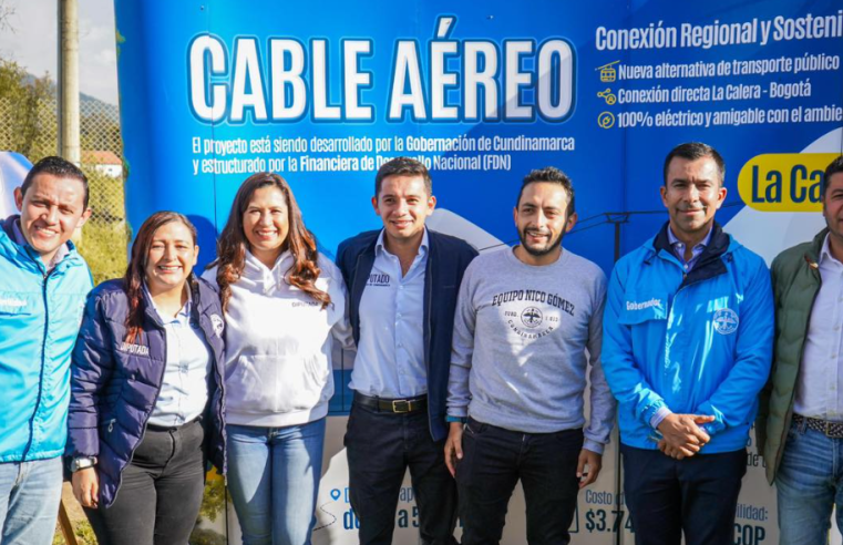 Cundinamarca se convierte en pionero en proyectos de transporte sostenible con cable aéreo