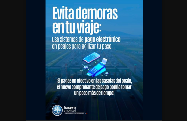 Facilitan la movilidad con el uso de peajes electrónicos en puente festivo