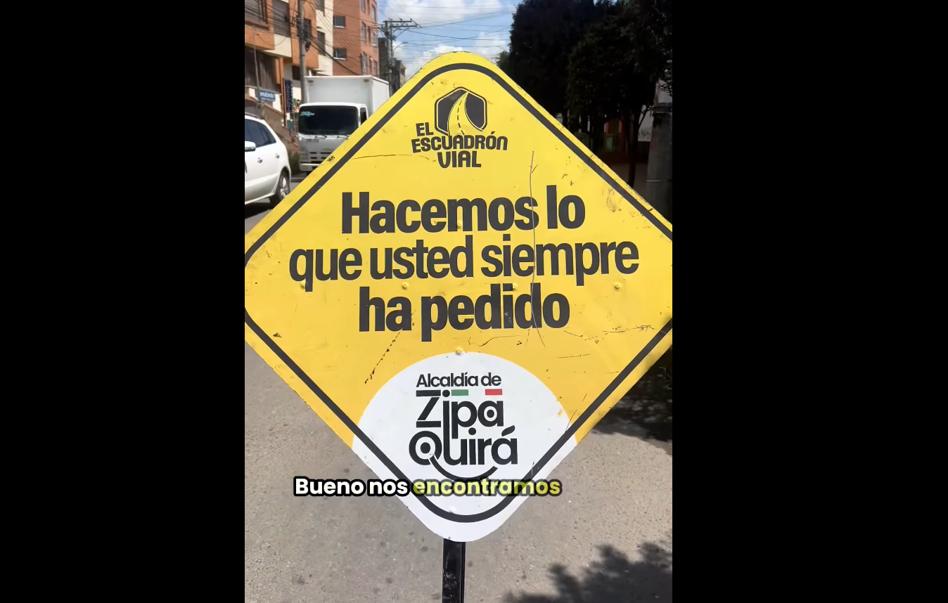 Escuadrón Vial inicia mejoramiento en la carrera 19 entre calles 4 y 6