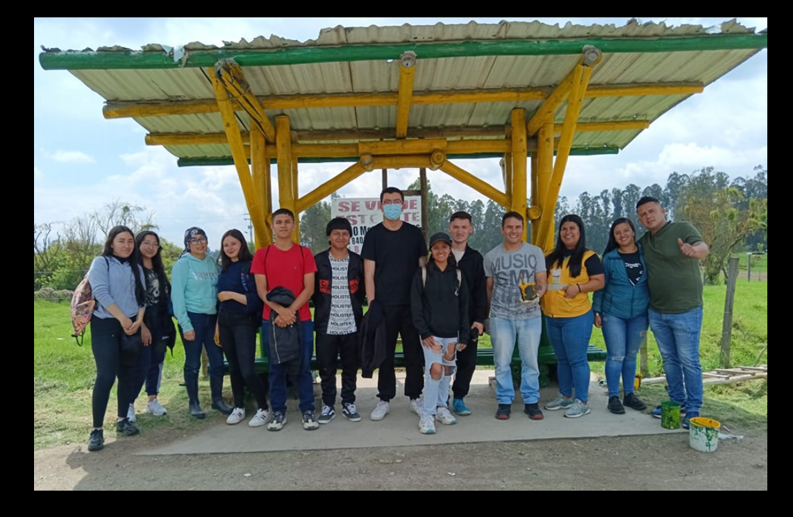 Recuperación de espacio público en la vereda La Fuente, sector Zipatoca