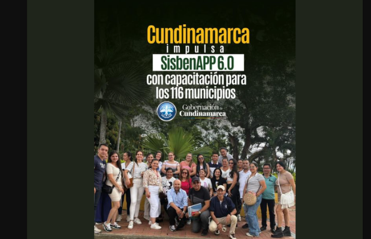 Capacitación a administradores municipales del Sisbén en Cundinamarca para implementar SisbenAPP 6.0