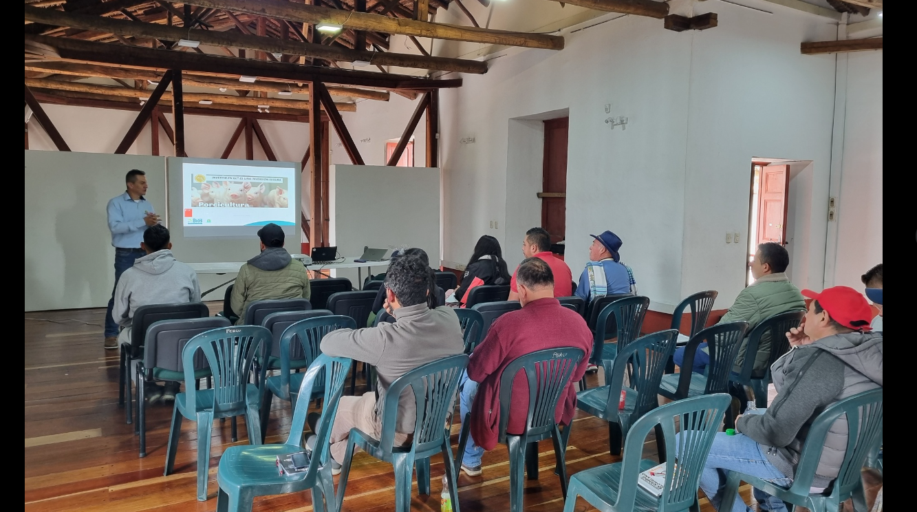 Capacitación gratuita en porcicultura impulsa el desarrollo productivo en Cogua