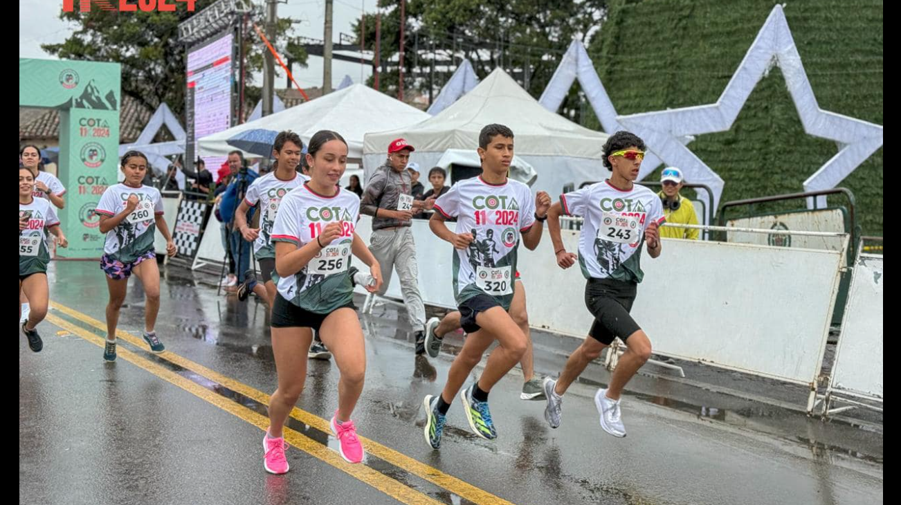 Tocancipá vibró con la carrera deportiva en una jornada de salud y energía