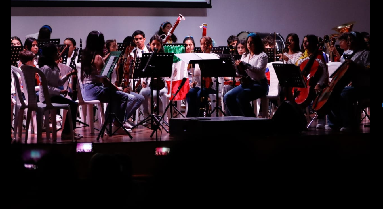 Tenjo fue epicentro del talento musical en el II Encuentro Latinoamericano de Orquestas Sinfónicas Infantiles