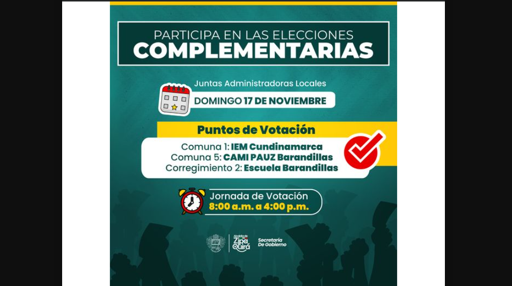 Elecciones complementarias de JAL se llevarán a cabo este domingo