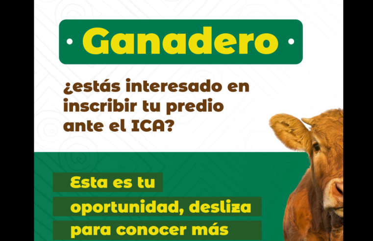 Convocatoria para ganaderos de Cogua a jornada de inscripción de predios ante el ICA