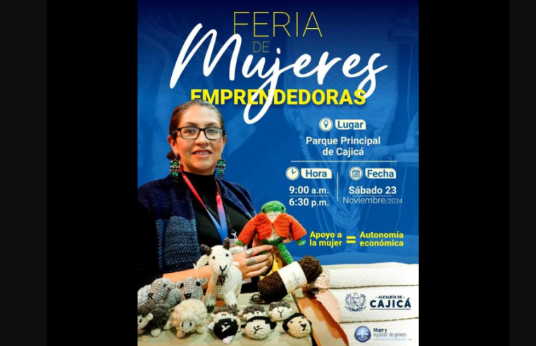 Convocan a mujeres emprendedoras para participar en feria local