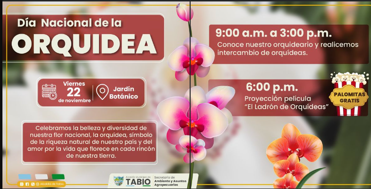 Día Nacional de la Orquídea: Celebración en el Jardín Botánico