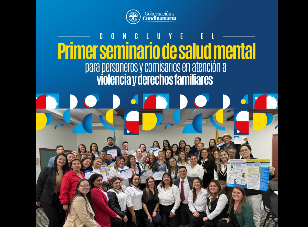 Seminario sobre salud mental y violencia reunió a comisarios y personeros