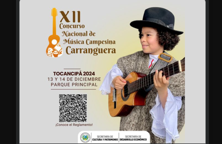 Tocancipá celebra la tradición con el XII Concurso Nacional de Música Carranguera