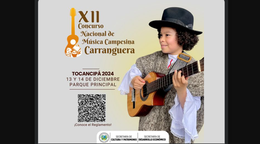 Tocancipá celebra la tradición con el XII Concurso Nacional de Música Carranguera