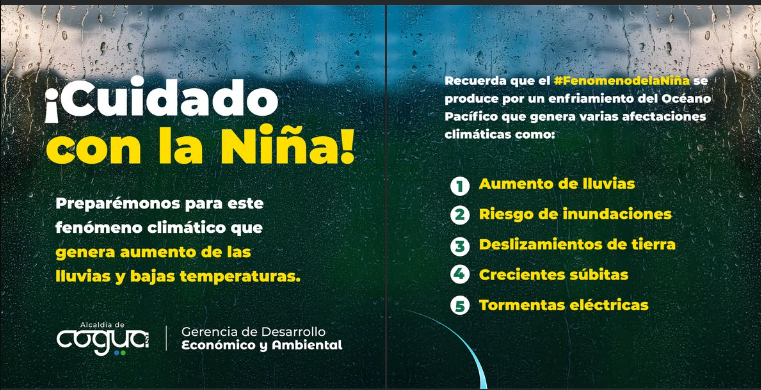 Recomendaciones para enfrentar el fenómeno de La Niña