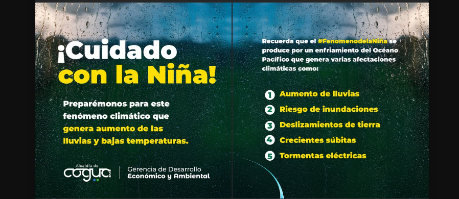 Recomendaciones para enfrentar el fenómeno de La Niña