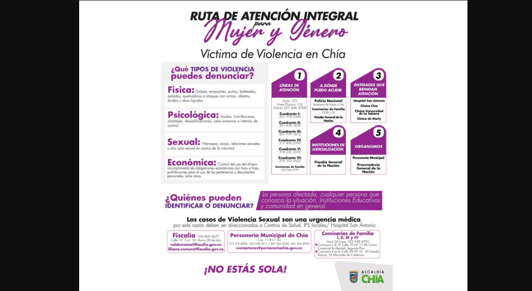 Ruta Integral de Atención para Mujeres Víctimas de Violencia