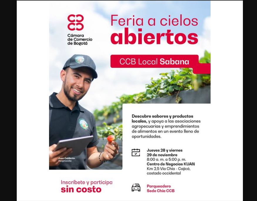 Feria “A Cielos Abiertos” promueve sabores locales y emprendimientos agropecuarios