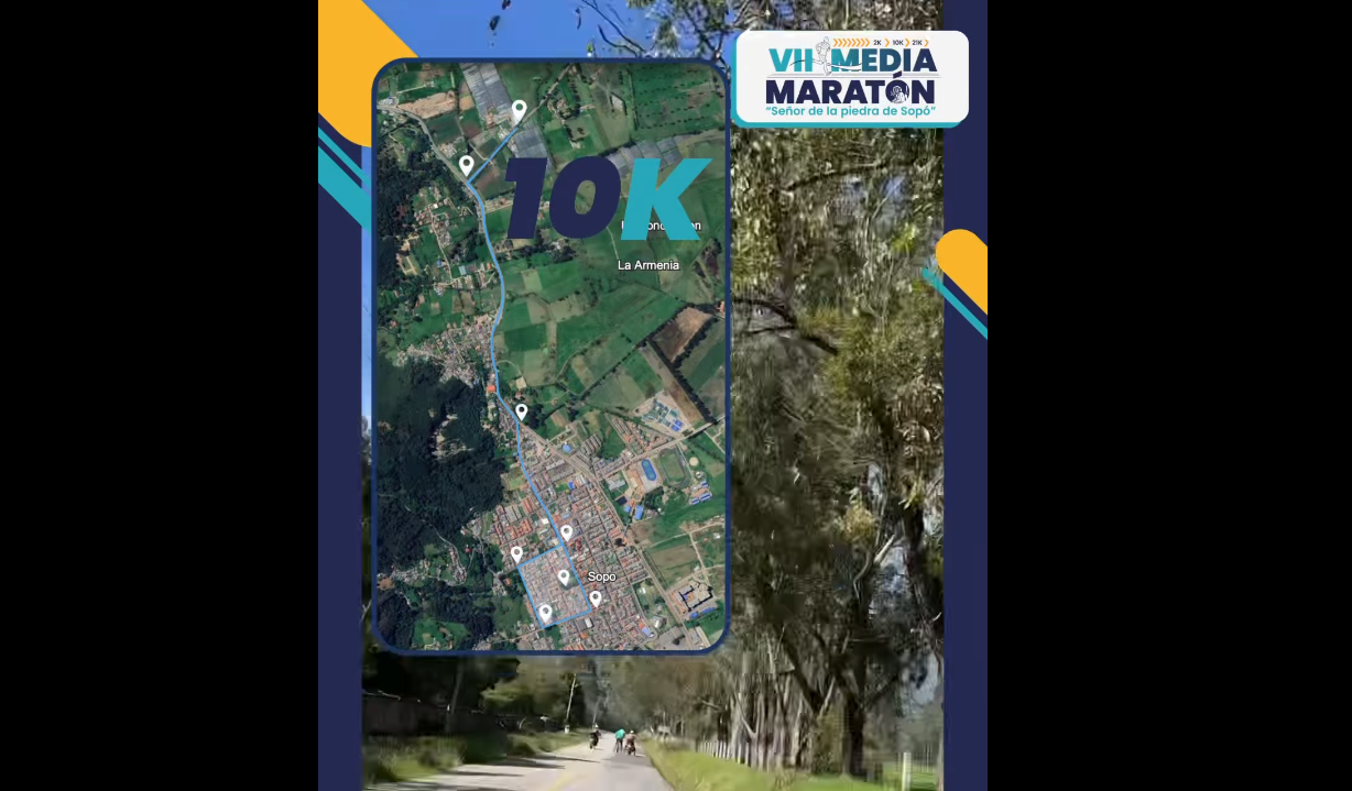 Sopó se prepara para la VII Media Maratón “Señor de la Piedra” + Video