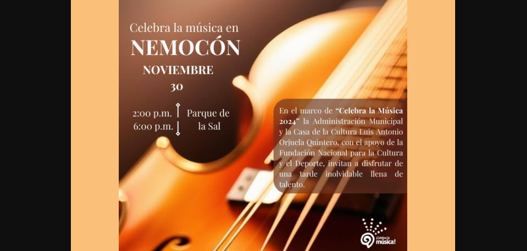 Nemocón celebra el talento musical en una jornada cultural inolvidable