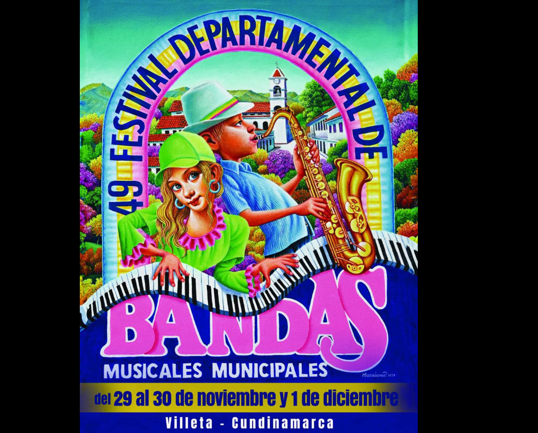 Villeta acoge la 49ª edición del Festival Departamental de Bandas Musicales