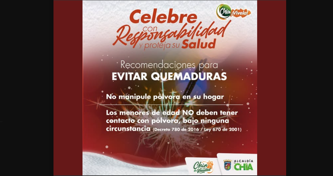 Invitan a celebrar la Navidad con responsabilidad y cuidado de la salud