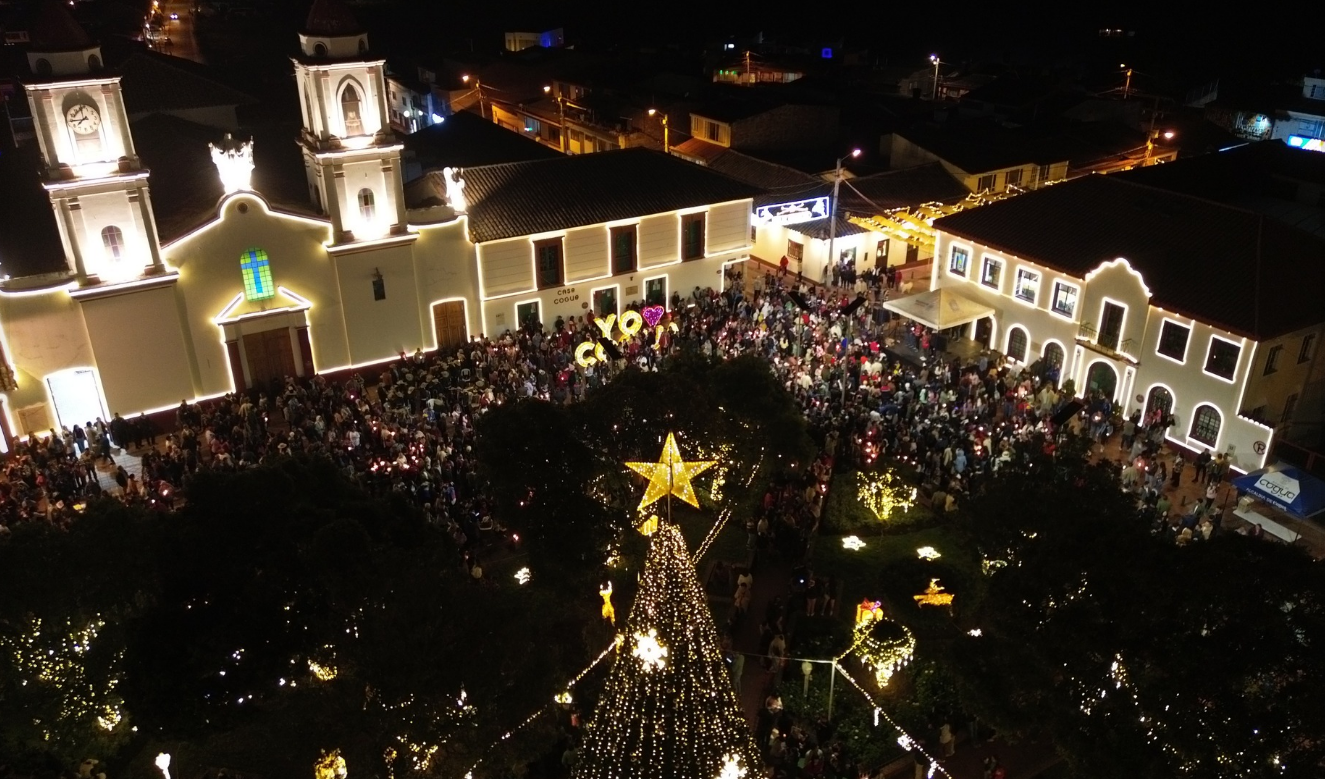 Cogua ilumina la Navidad con magia y alegría