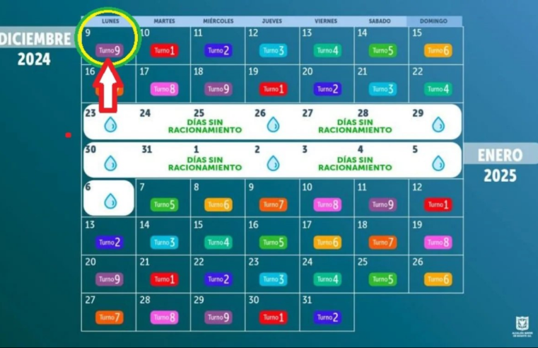 Anuncian corte de agua programado en Gachancipá