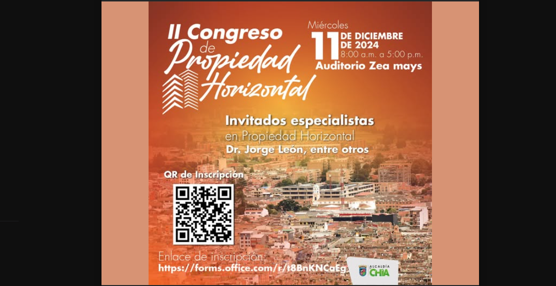 Cundinamarca organiza el II Congreso de Propiedad Horizontal