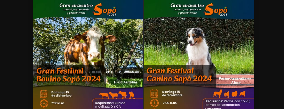 Festival Bovino y Canino: Protagonistas del Gran Encuentro Cultural, Agropecuario y Gastronómico