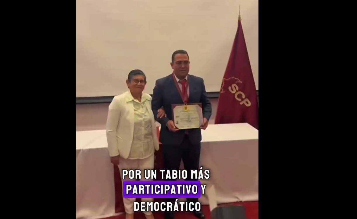 El alcalde de Tabio recibe la Orden Ley y Democracia Francisco de Paula Santander + Video