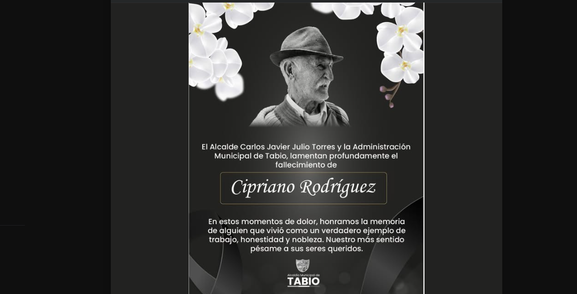 Tabio despide con pesar a Cipriano Rodríguez, ejemplo de trabajo y nobleza