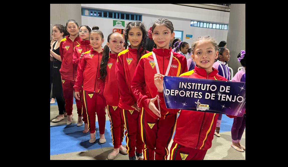 Gimnastas de Tenjo se destacan en el Campeonato Nacional Abierto de Niveles USAG