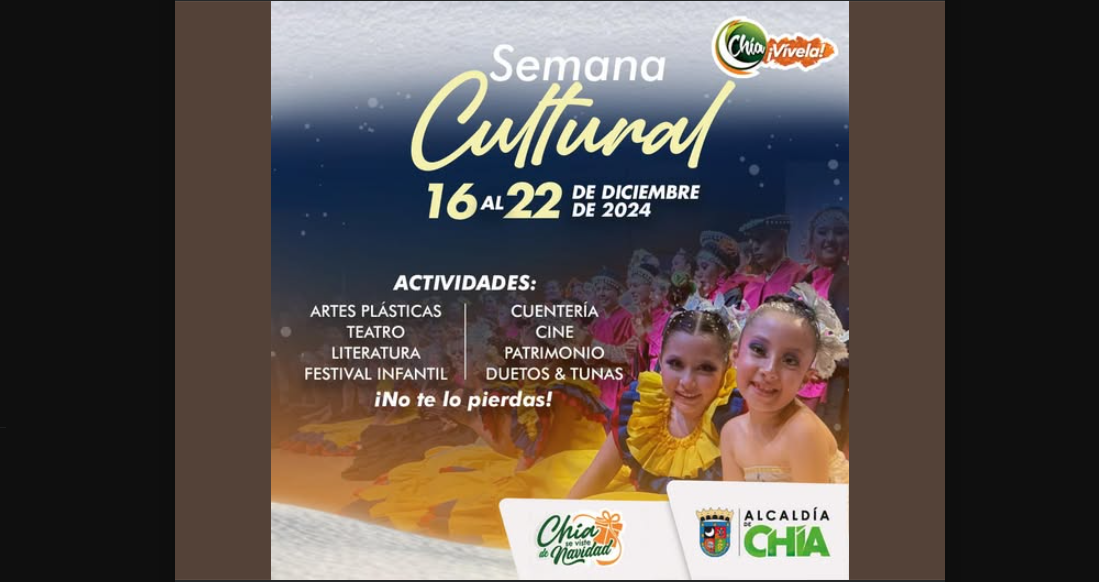 Chía celebra la Semana Cultural con una variada programación gratuita