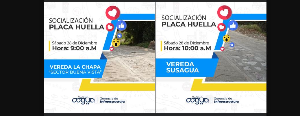 Cogua socializa proyectos de infraestructura en Susagua y La Chapa