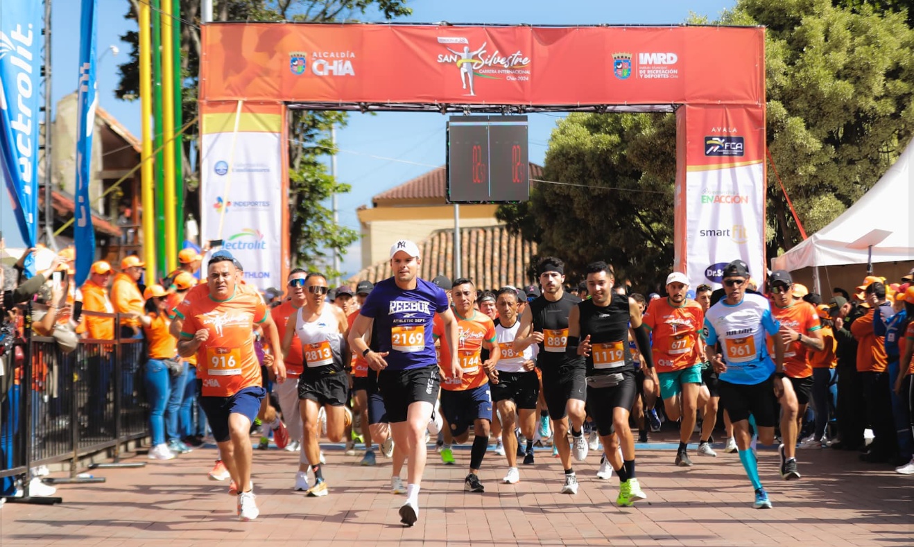 La San Silvestre de Chía 2024: Éxito rotundo y récord de participación