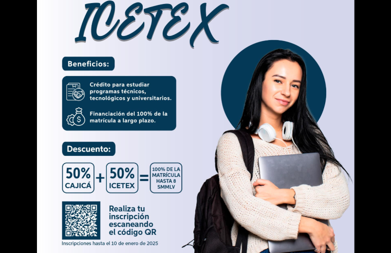 Cajicá e ICETEX abren convocatoria para financiar estudios superiores en 2025