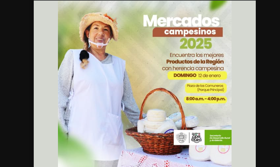 Mercado Campesino en Zipaquirá: una experiencia llena de frescura y tradición