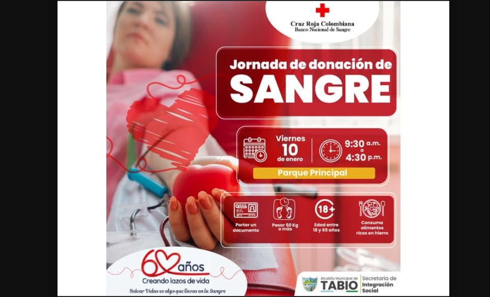 Invitación a la Jornada de Donación de Sangre: Salva vidas con tu solidaridad