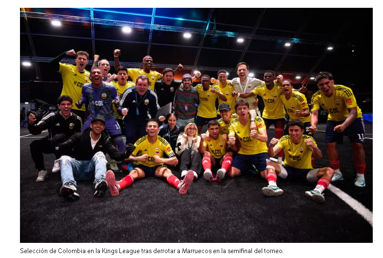 Colombia enfrenta a Brasil en la final del Mundial de la Kings League