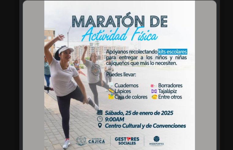 Segunda Maratón de Actividad Física busca apoyar la educación infantil