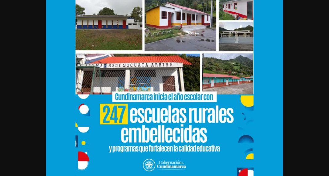 |Inicio de clases| 2025 con nuevos programas y mejoras en las |Instituciones Educativas| de |Cundinamarca|