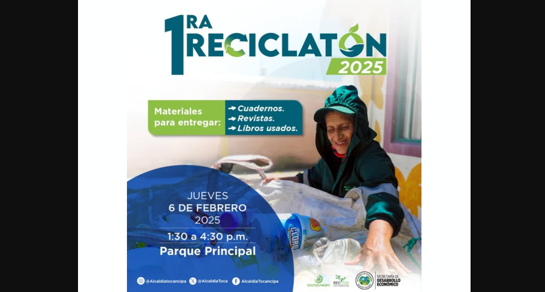 |Tocancipá| Invita a Participar en la Primera |Reciclatón| del 2025