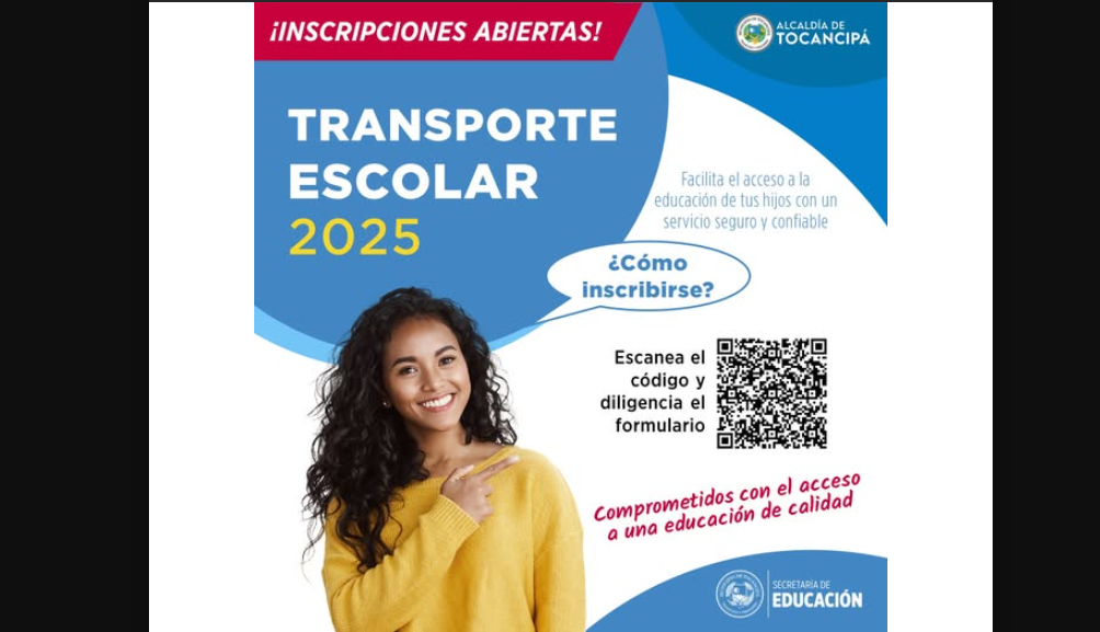 |Tocancipá| abre inscripciones para el |transporte escolar| 2025