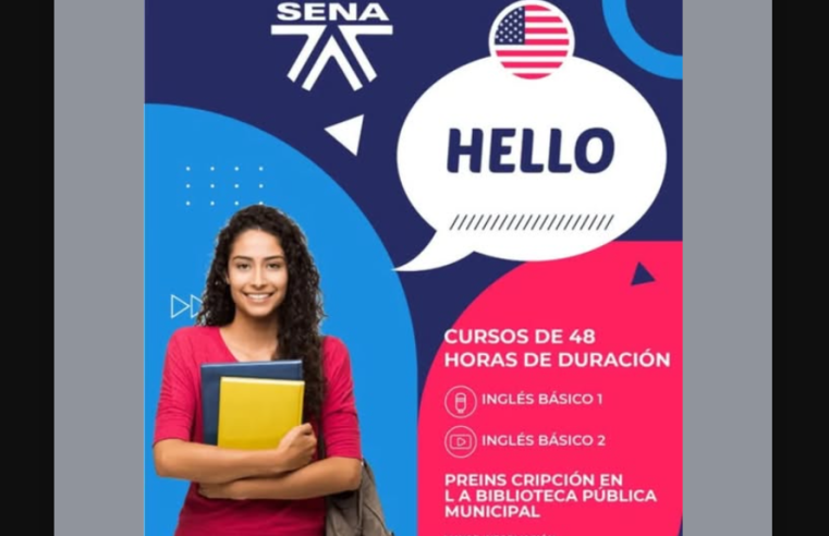 |SENA| ofrece |cursos gratuitos| de |inglés| en el municipio