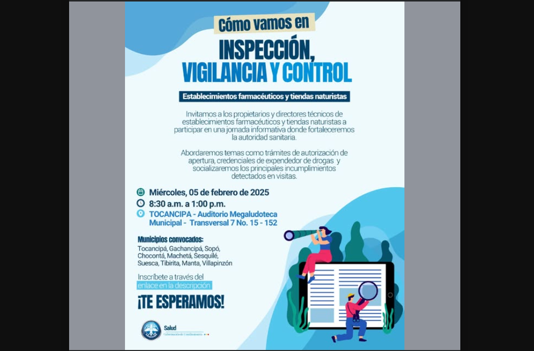 |Jornada informativa| para establecimientos |farmacéuticos| y |tiendas naturistas|